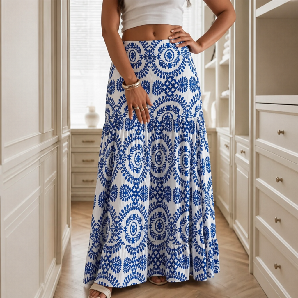 Swayla – Tiered Maxi Skirt That Moves Like It&