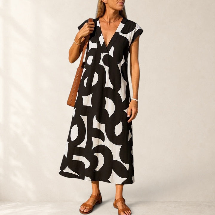 Ruby™ | Flowing V-Neck Dress