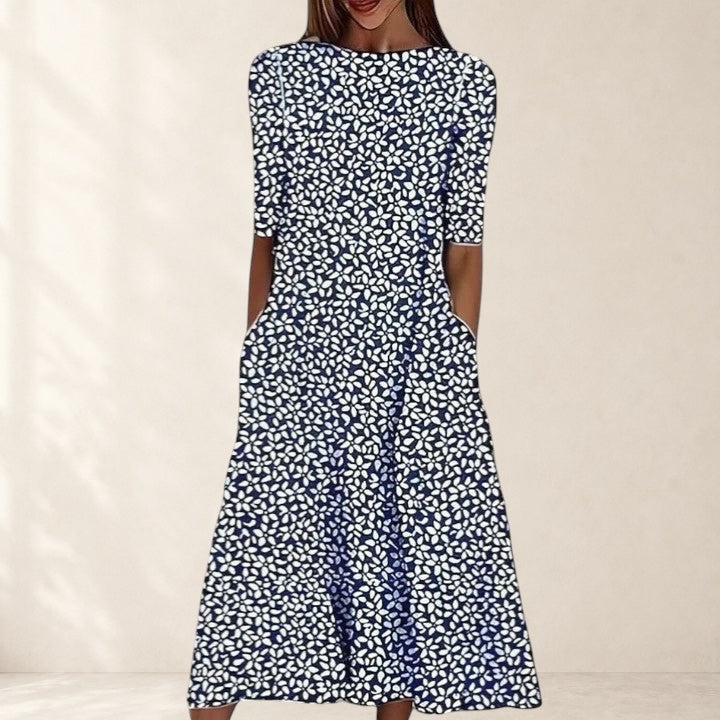 Samantha | Elegant Midi Dress